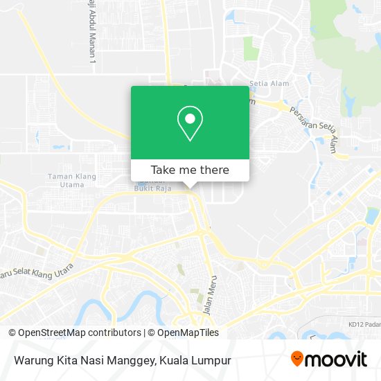 Warung Kita Nasi Manggey map