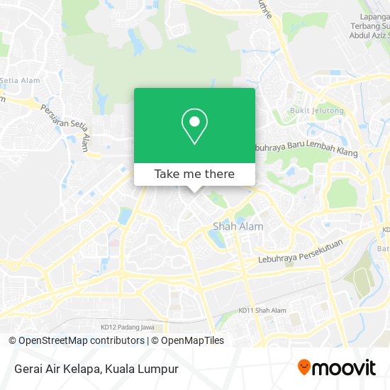 Peta Gerai Air Kelapa