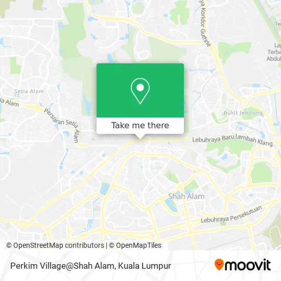 Perkim Village@Shah Alam map