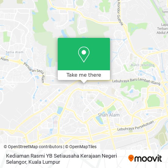 Kediaman Rasmi YB Setiausaha Kerajaan Negeri Selangor map