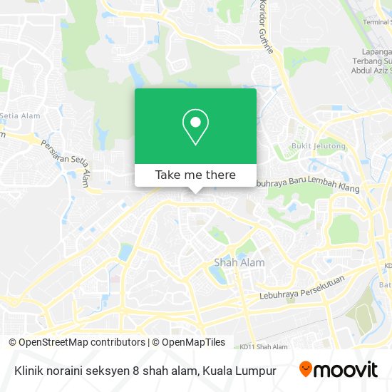 Peta Klinik noraini seksyen 8 shah alam