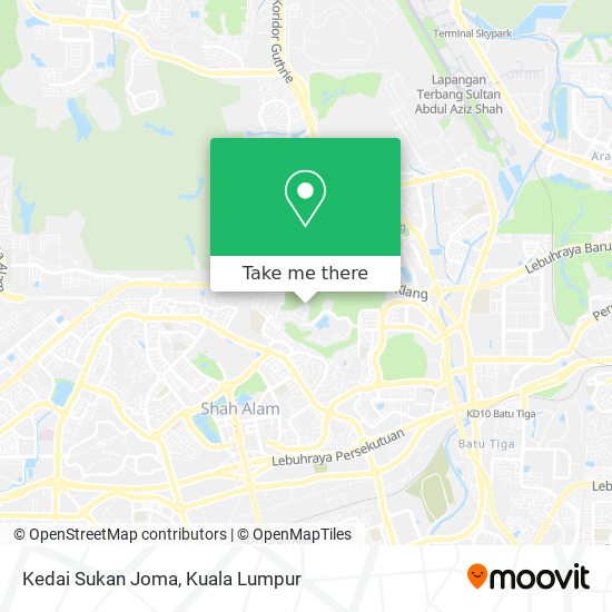 Kedai Sukan Joma map