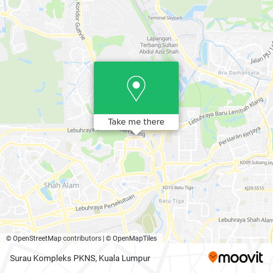 Surau Kompleks PKNS map