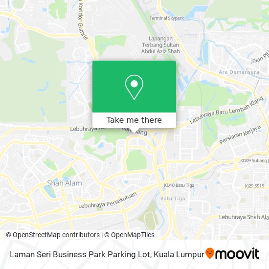 Peta Laman Seri Business Park Parking Lot