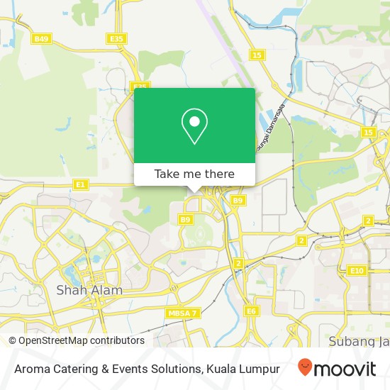 Aroma Catering & Events Solutions map