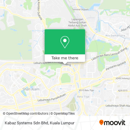 Kabaz Systems Sdn Bhd map