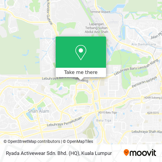 Ryada Activewear Sdn. Bhd. (HQ) map
