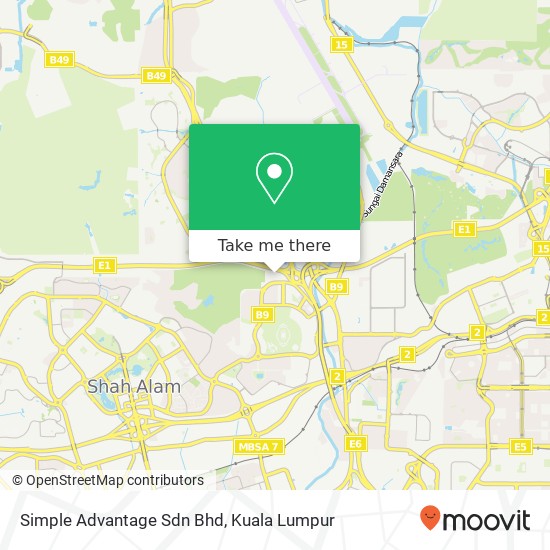 Simple Advantage Sdn Bhd map