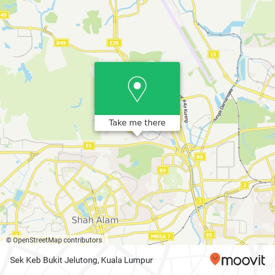 Sek Keb Bukit Jelutong map