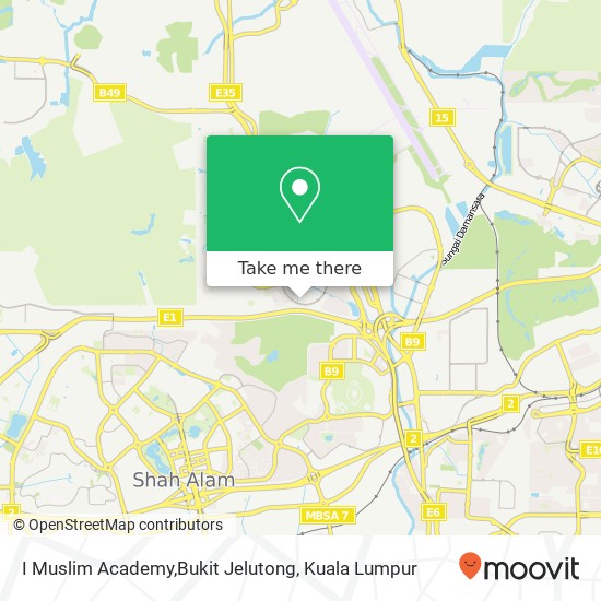 I Muslim Academy,Bukit Jelutong map