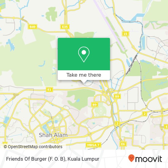 Friends Of Burger (F. O. B) map