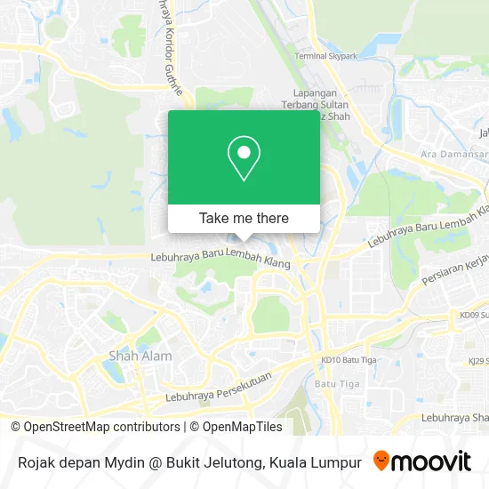 Rojak depan Mydin @ Bukit Jelutong map