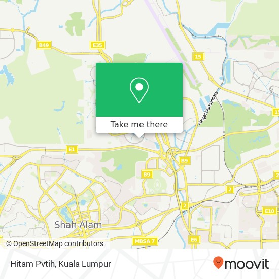 Hitam Pvtih map