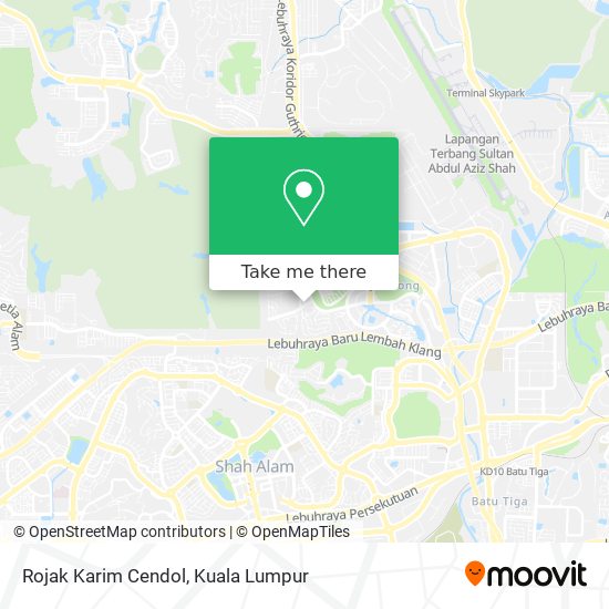 Rojak Karim Cendol map