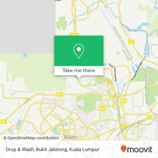 Peta Drop & Wash, Bukit Jelutong