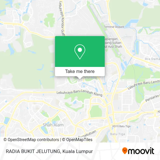RADIA BUKIT JELUTUNG map