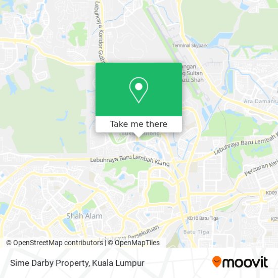 Sime Darby Property map