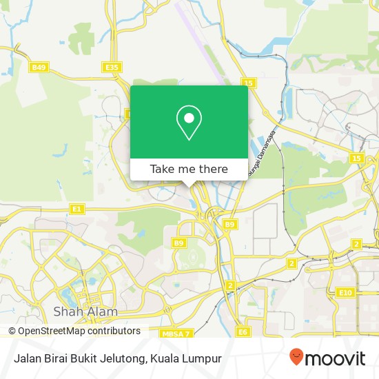 Jalan Birai Bukit Jelutong map