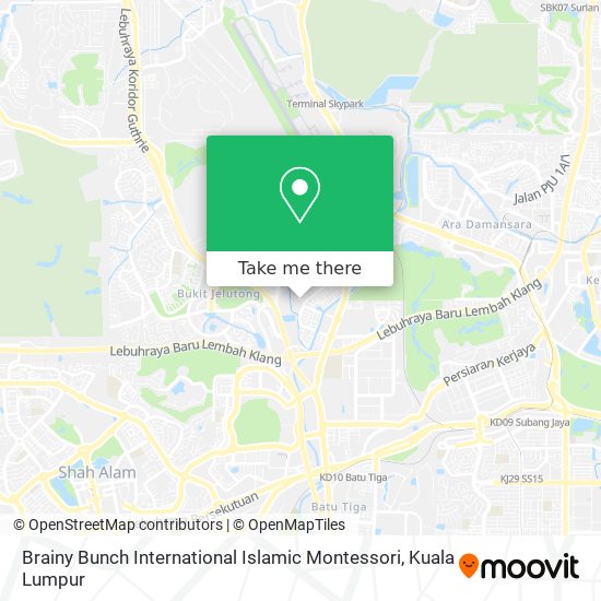 Brainy Bunch International Islamic Montessori map