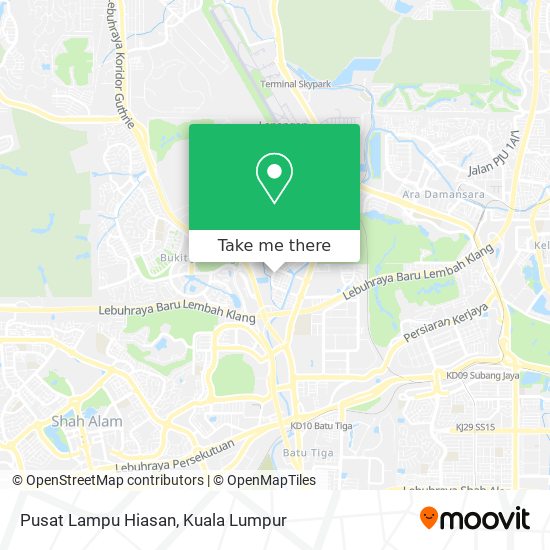 Pusat Lampu Hiasan map