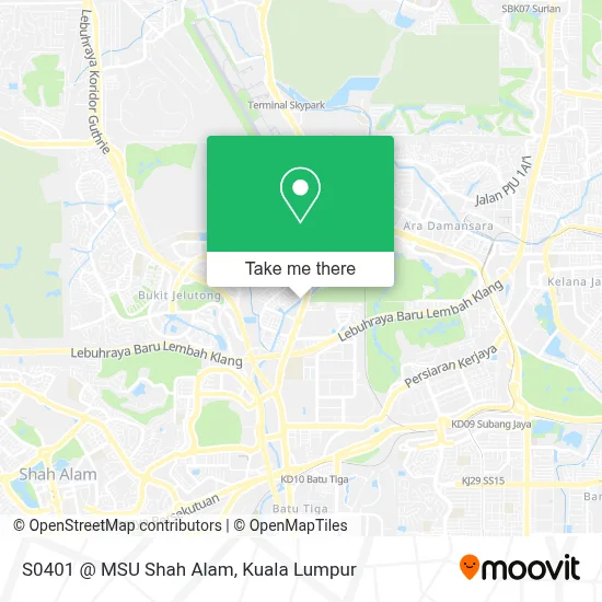 S0401 @ MSU Shah Alam map