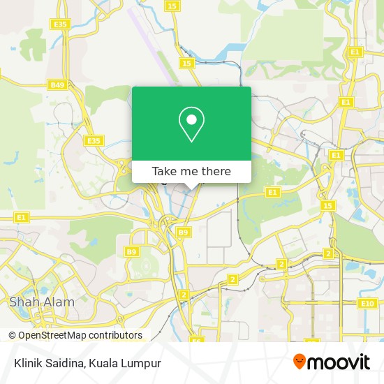 Klinik Saidina map