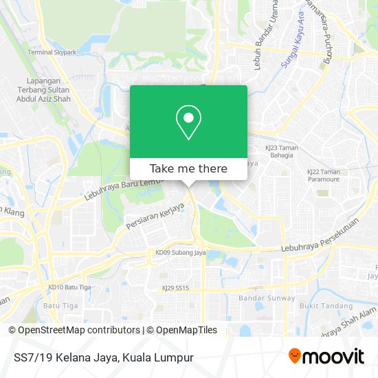 Peta SS7/19 Kelana Jaya