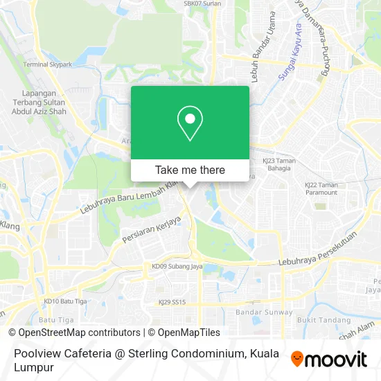 Poolview Cafeteria @ Sterling Condominium map