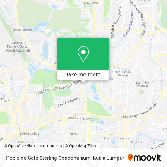 Poolside Cafe Sterling Condominium map