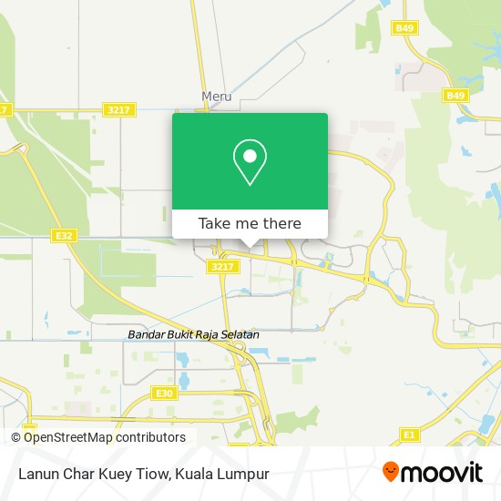 Lanun Char Kuey Tiow map
