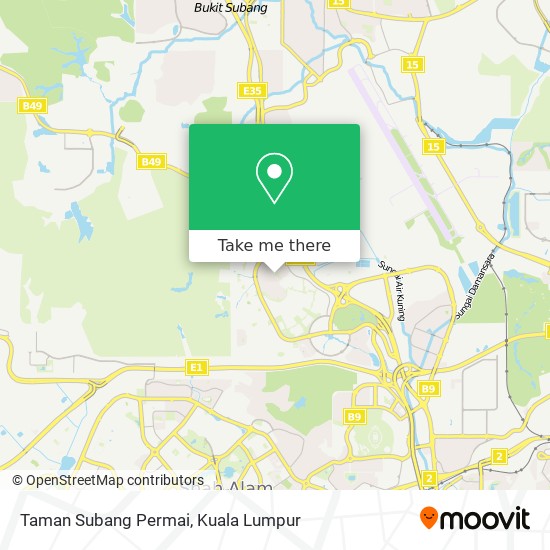 Taman Subang Permai map