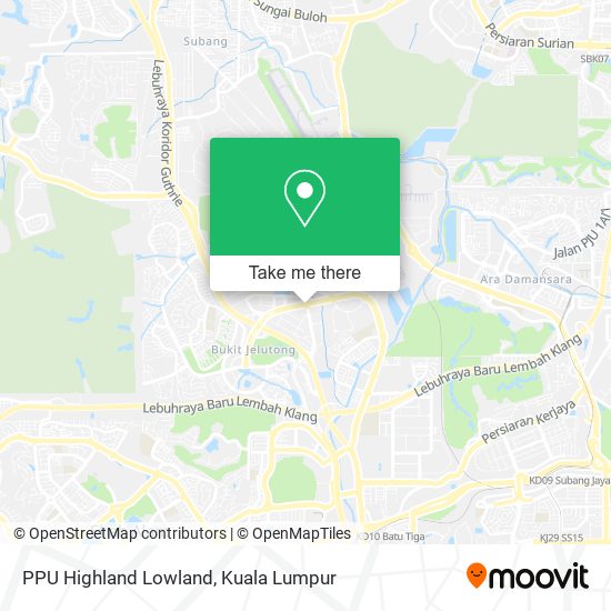 PPU Highland Lowland map