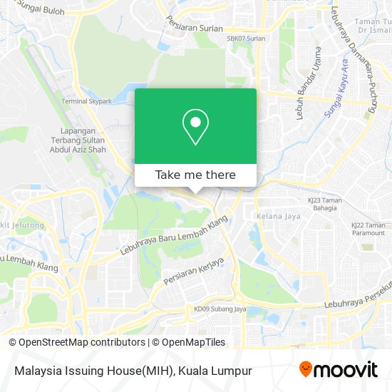 Malaysia Issuing House(MIH) map