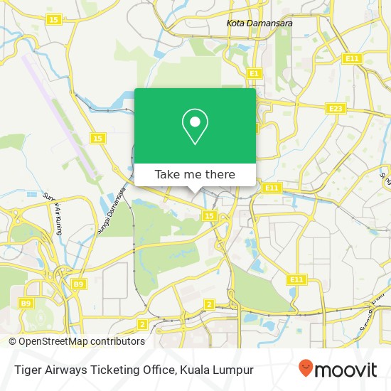 Tiger Airways Ticketing Office map