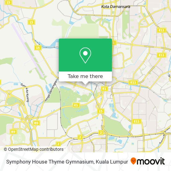 Symphony House Thyme Gymnasium map