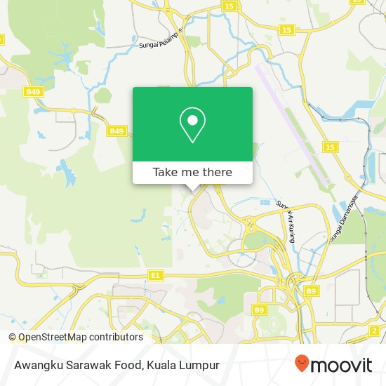 Awangku Sarawak Food map