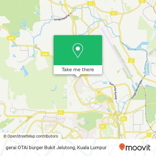 Peta gerai OTAi burger Bukit Jelutong