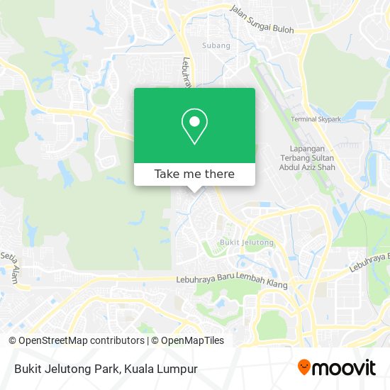Bukit Jelutong Park map