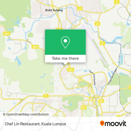 Chef Lin Restaurant map