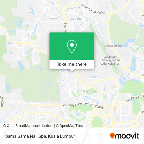 Sama Sama Nail Spa map