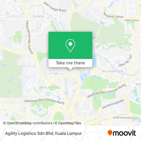 Agility Logistics Sdn Bhd map