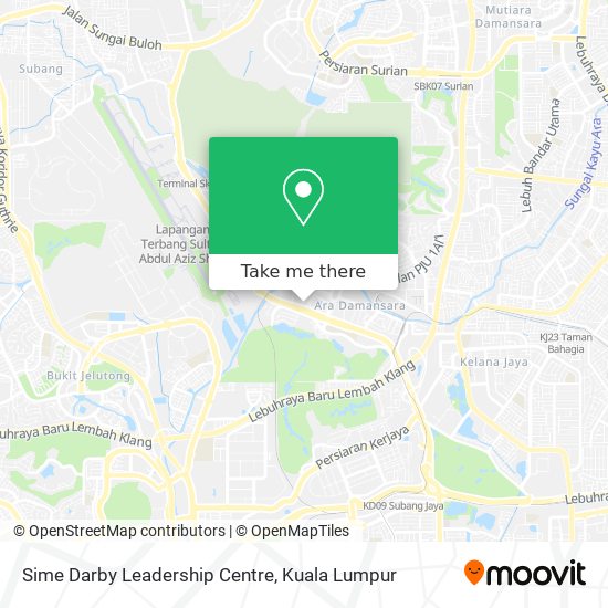 Sime Darby Leadership Centre map