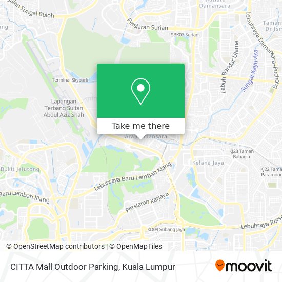 CITTA Mall Outdoor Parking map
