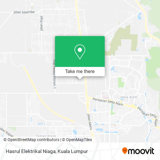 Hasrul Elektrikal Niaga map