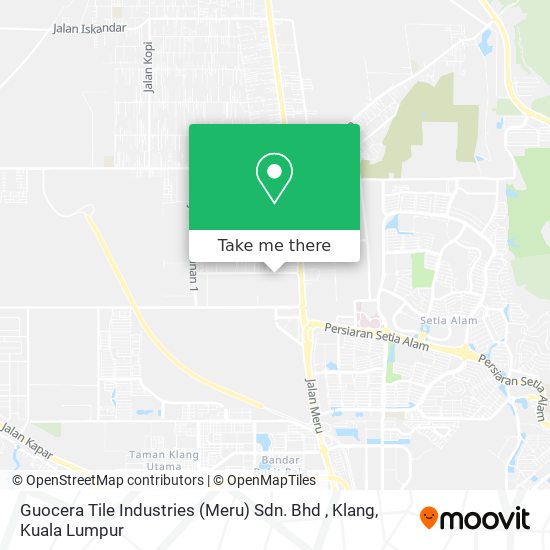 Peta Guocera Tile Industries (Meru) Sdn. Bhd , Klang