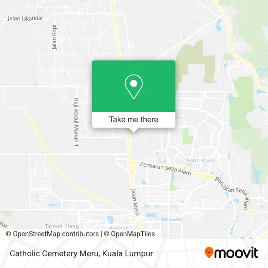 Catholic Cemetery Meru map