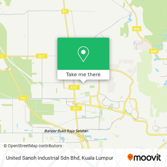 United Sanoh Industrial Sdn Bhd map