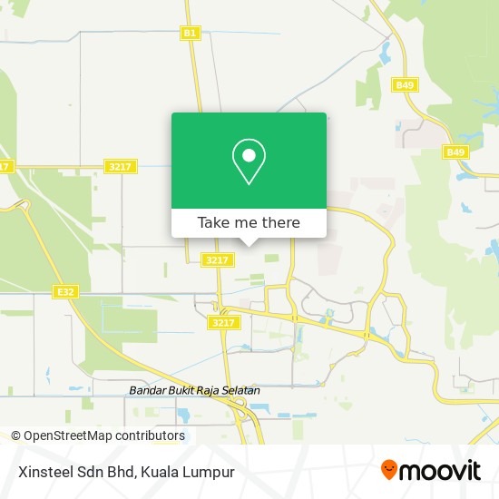 Xinsteel Sdn Bhd map
