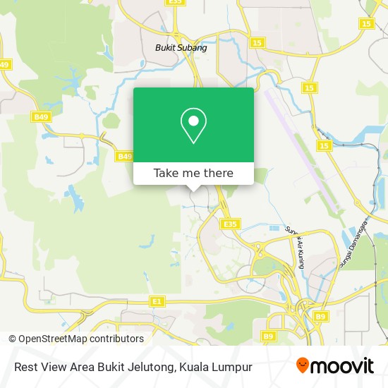 Peta Rest View Area Bukit Jelutong