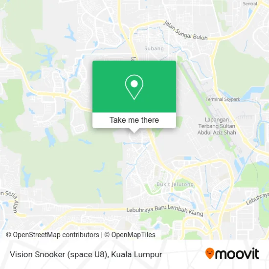 Vision Snooker (space U8) map